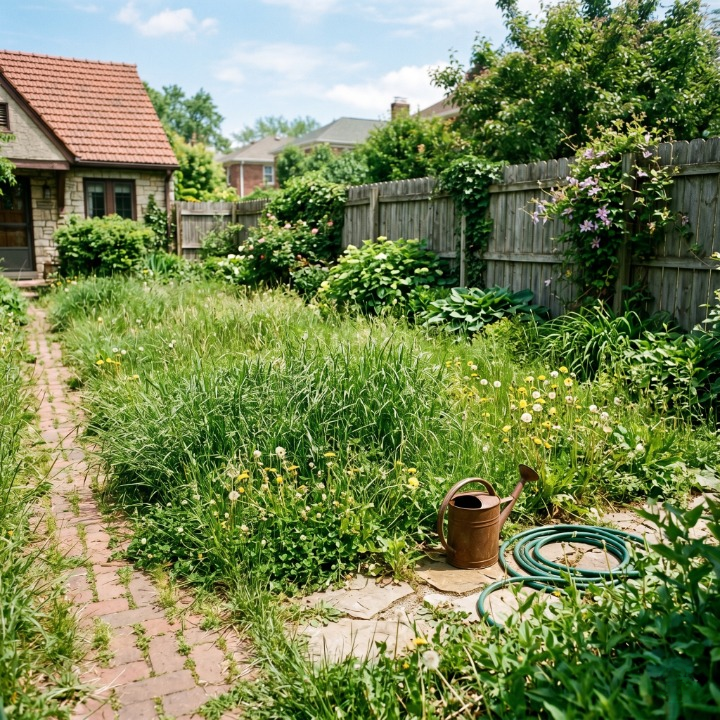 Before Lawn Mowing
